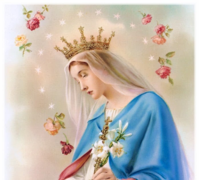 MARY WITH CROWN & FLOWERS 2026